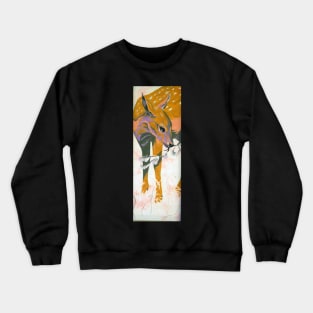 faun, baby deer Crewneck Sweatshirt